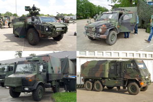 Gepanzerte Radfahrzeuge der Bundeswehr